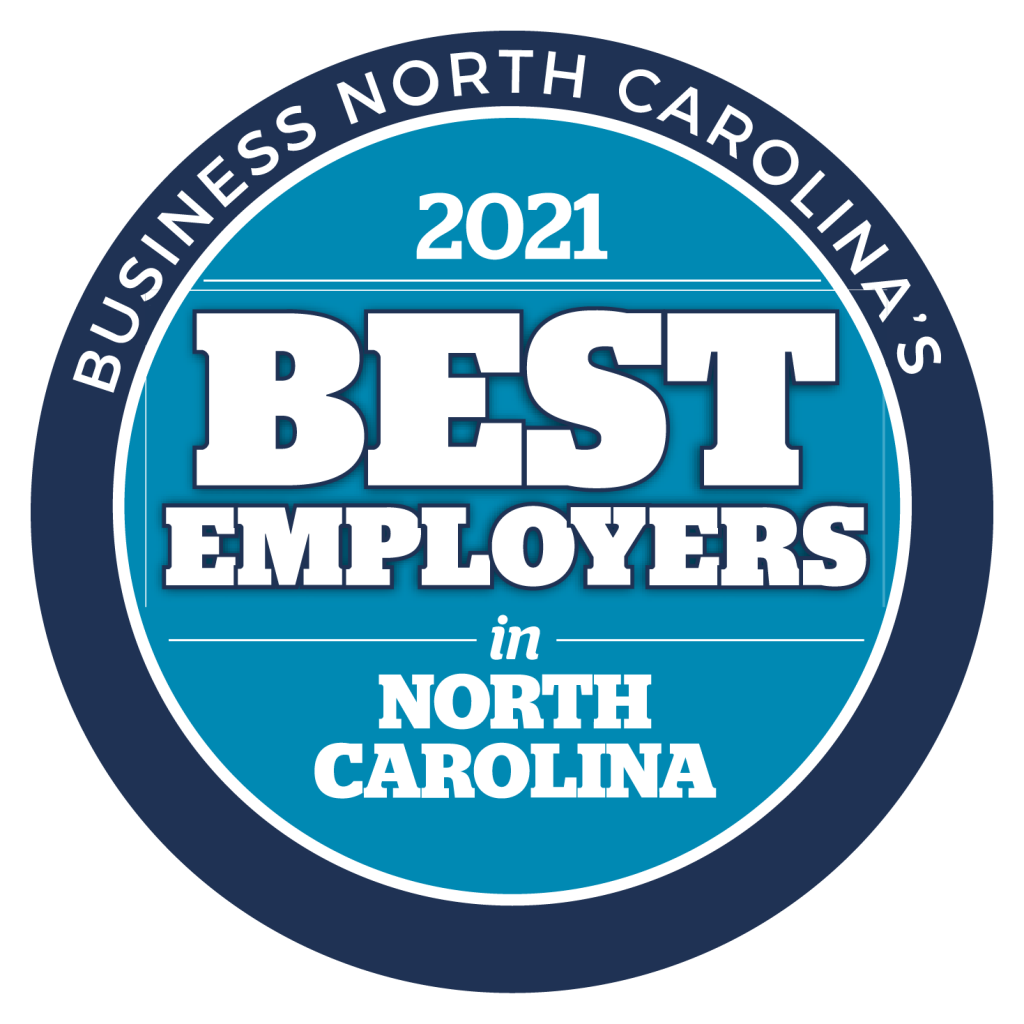 Business North Carolina's 2021 Best Employers in North Carolina Logo