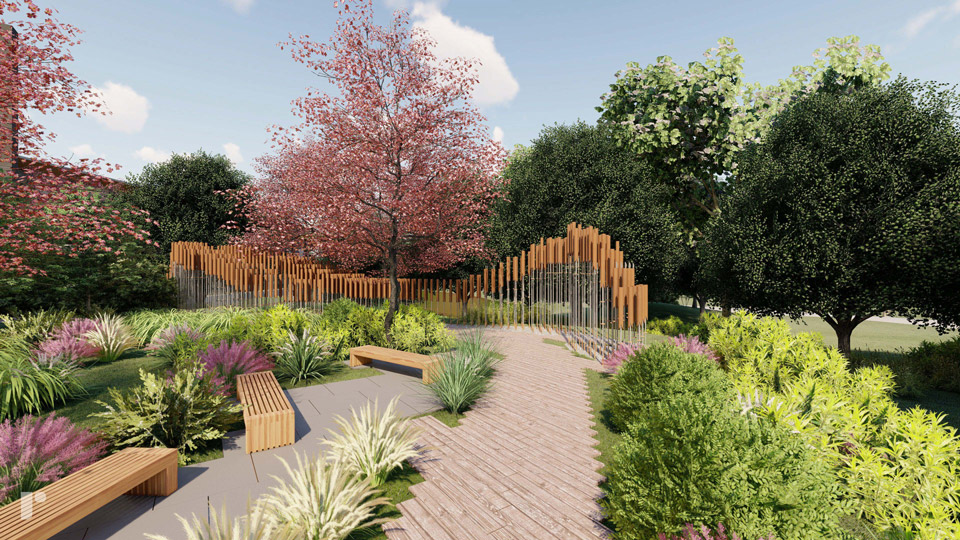 HonorBridge Honor Garden Rendering