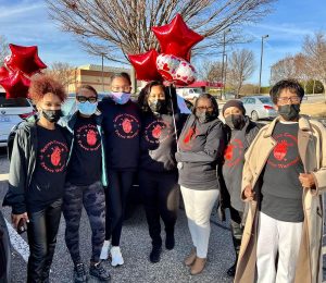 Family attending American Heart Walk