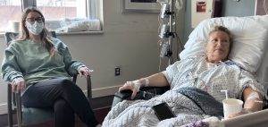 Pat in hospital