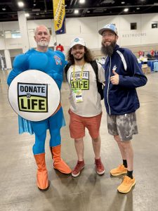 Patrick (right) at The Games