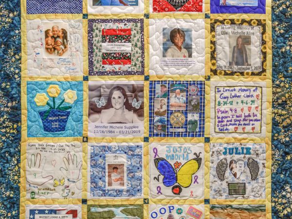 This is the quilt revealed at the 2026 Donor Family Tribute.