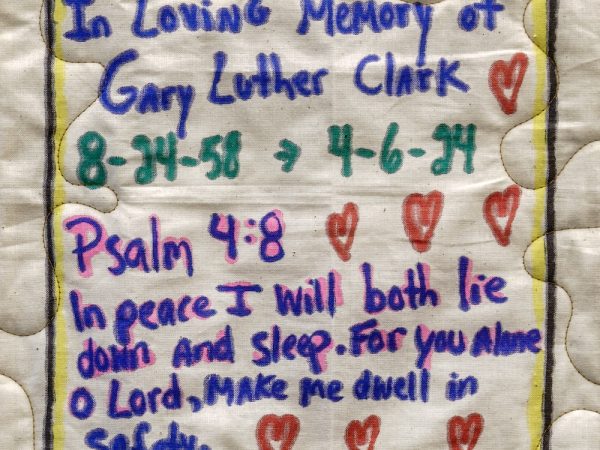 GARY CLARK quilt square