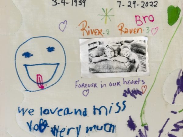 quilt square in memory of Gary Gragg