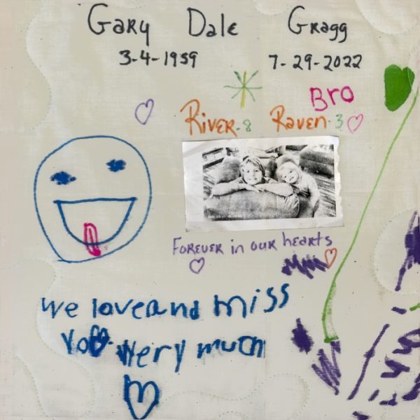 quilt square in memory of Gary Gragg