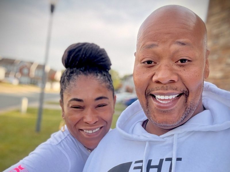 Lamar and wife