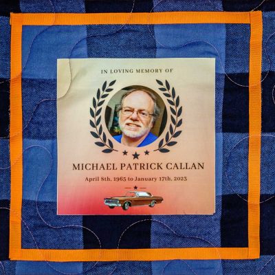 Michael's Callan donor quilt square