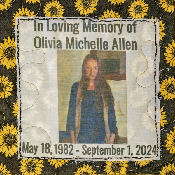Olivia Allen quilt square