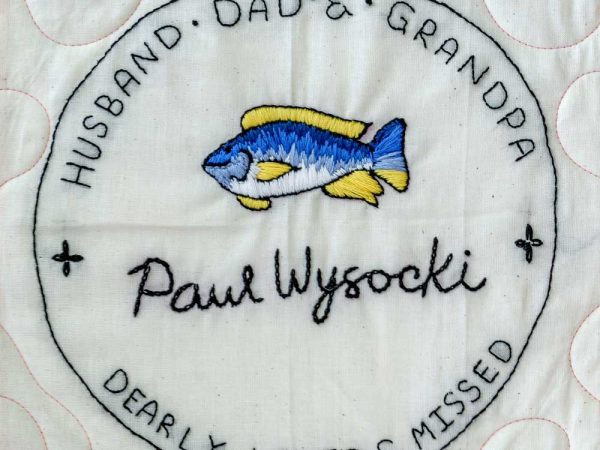 Paul Wysocki donor quilt square