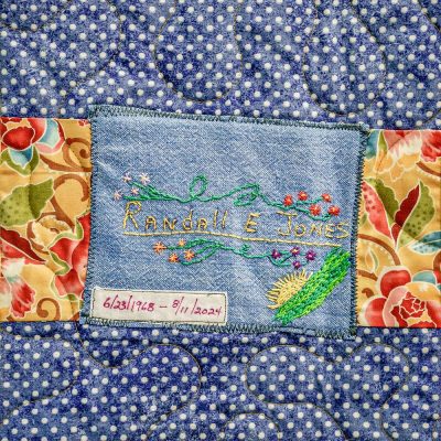 RANDALL JONES quilt square