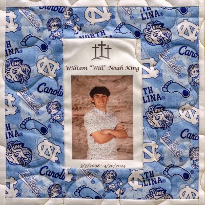 WILLIAM KING quilt square
