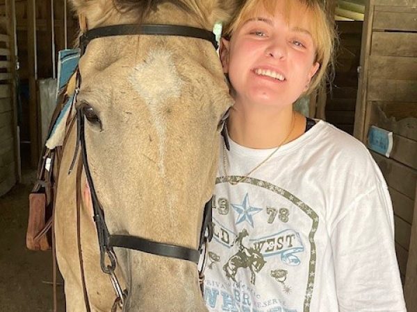 Ania and horse