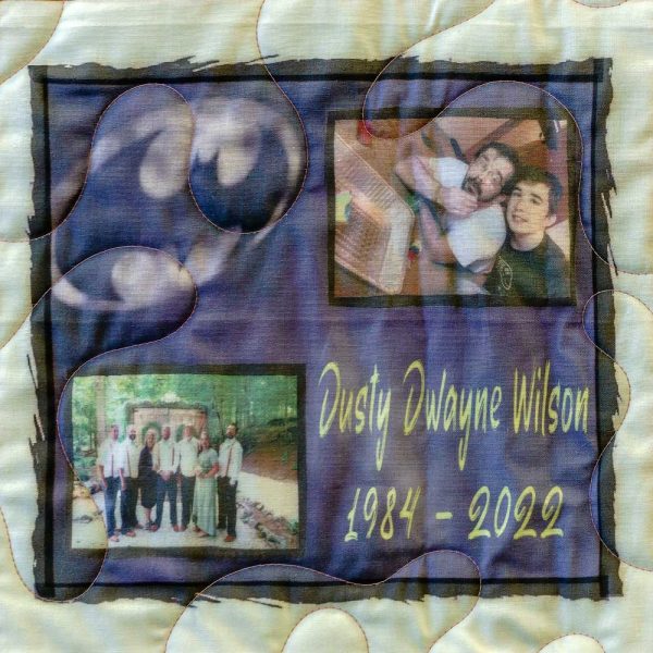 Dusty Wilson's donor quilt square