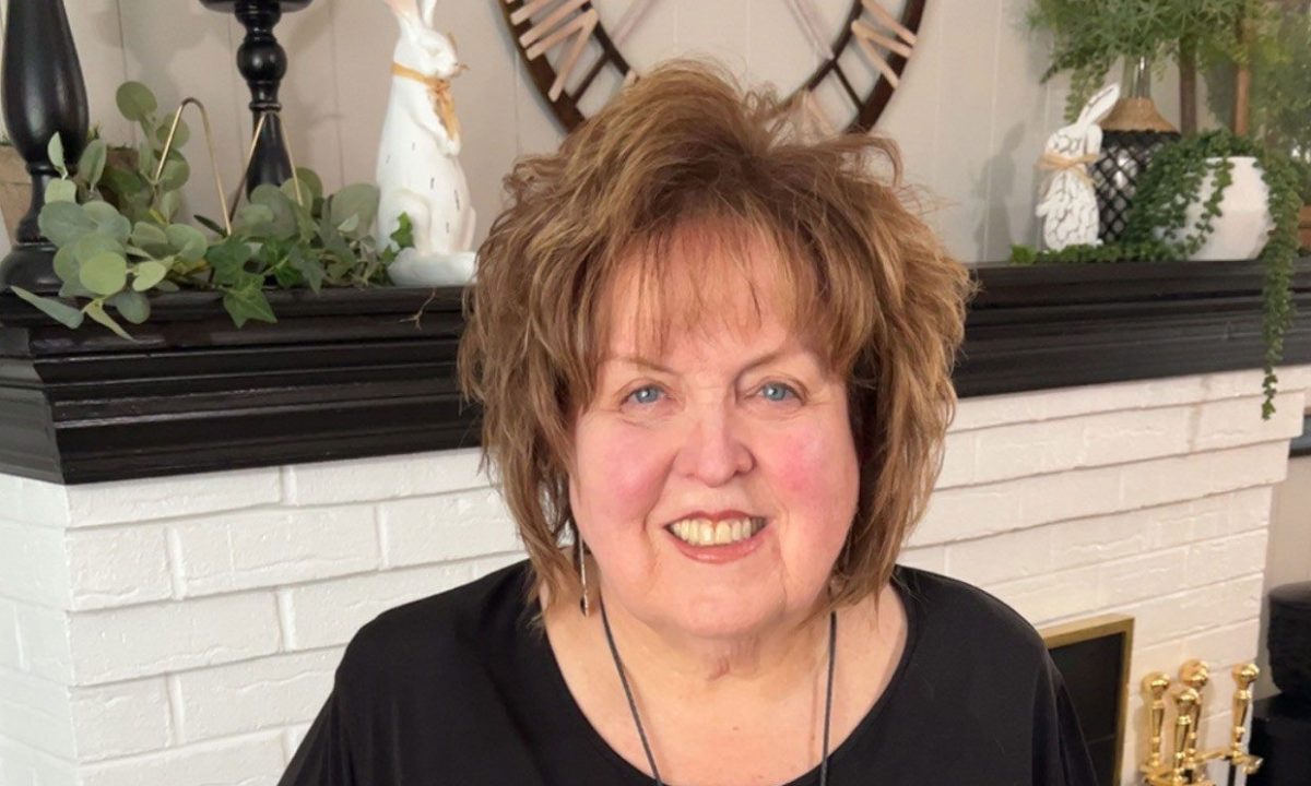 Woman smiling at camera