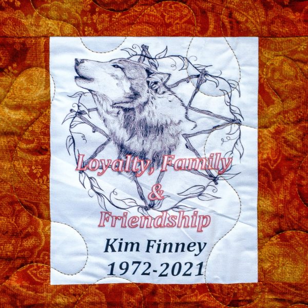 Quilt square for Kim Finney