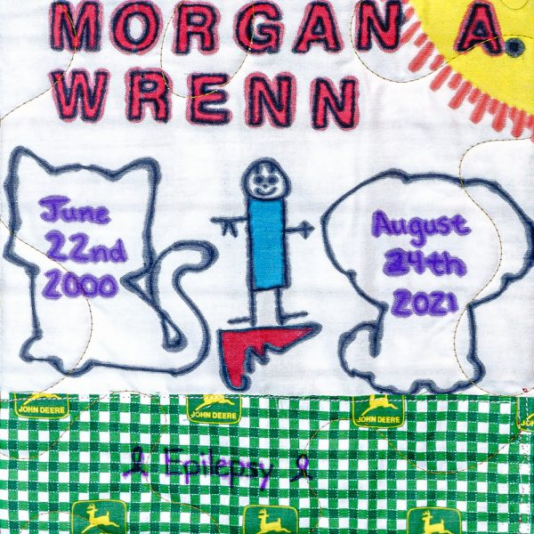 Quilt square for Morgan Wrenn